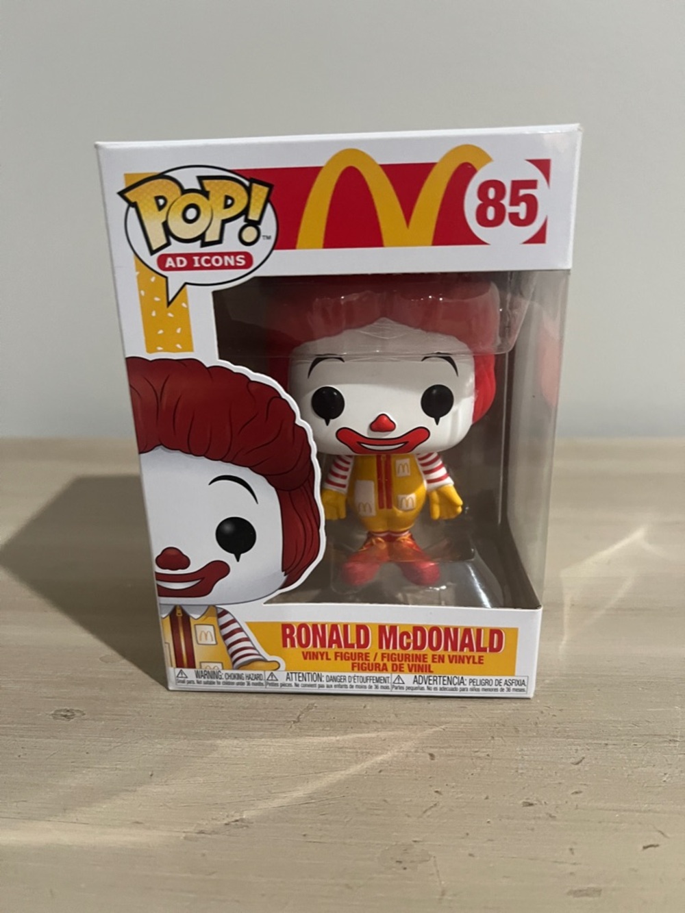 Funko Ad Icons Ronald McDonald #85 Vinyl Figure - Red, Yellow